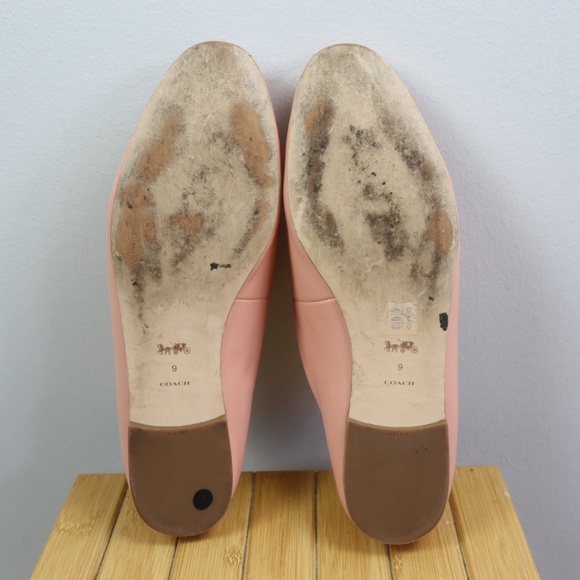 Coach Leather Slip-On Mules – Pink – Women’s Size 8.5 - Picture 7 of 10